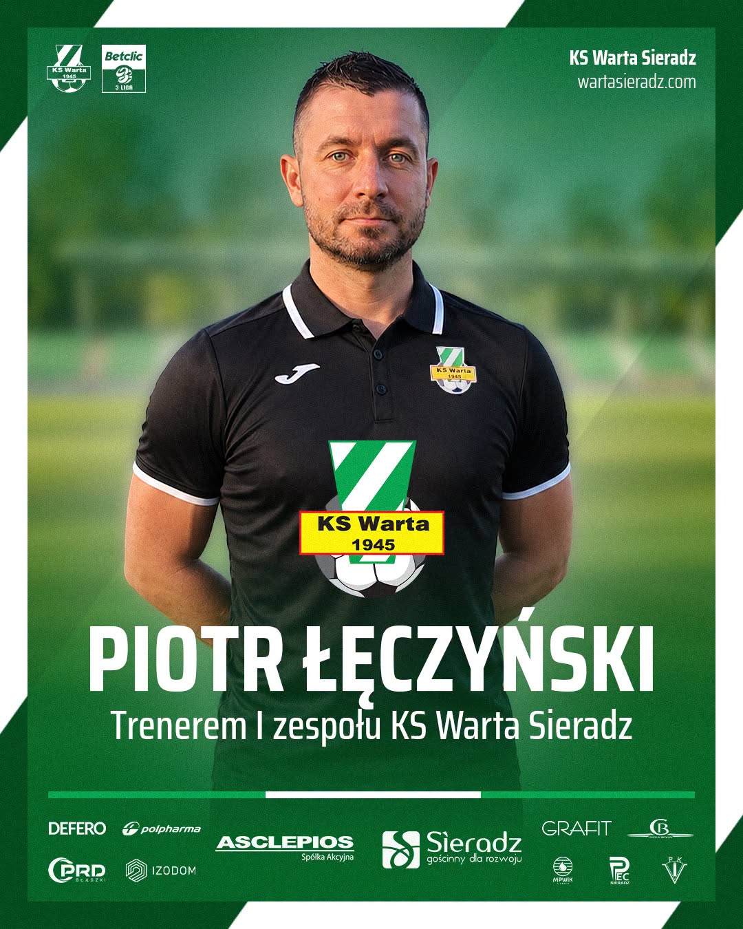 Warta Sieradz ma nowego trenera - www.nasze.fm - regionalny portal ...